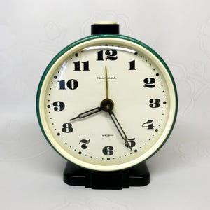 Vintage Yantar Alarm Clock: USSR Mechanical Wind Up