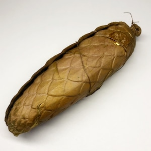 Dresden Cardboard Christmas Tree Ornament Cone 1900 German Antique