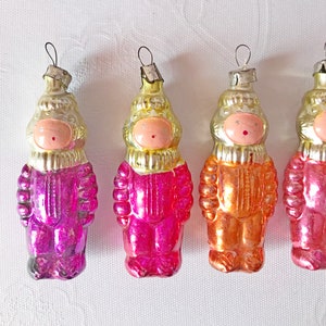 Restored soviet vintage glass Christmas tree Ornaments.
Made in USSR 1970s. Were in use.
The restoration is of very high quality.