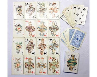 ソビエトヴィンテージミニチュアトランプ - 1980年代にソ連で作られた