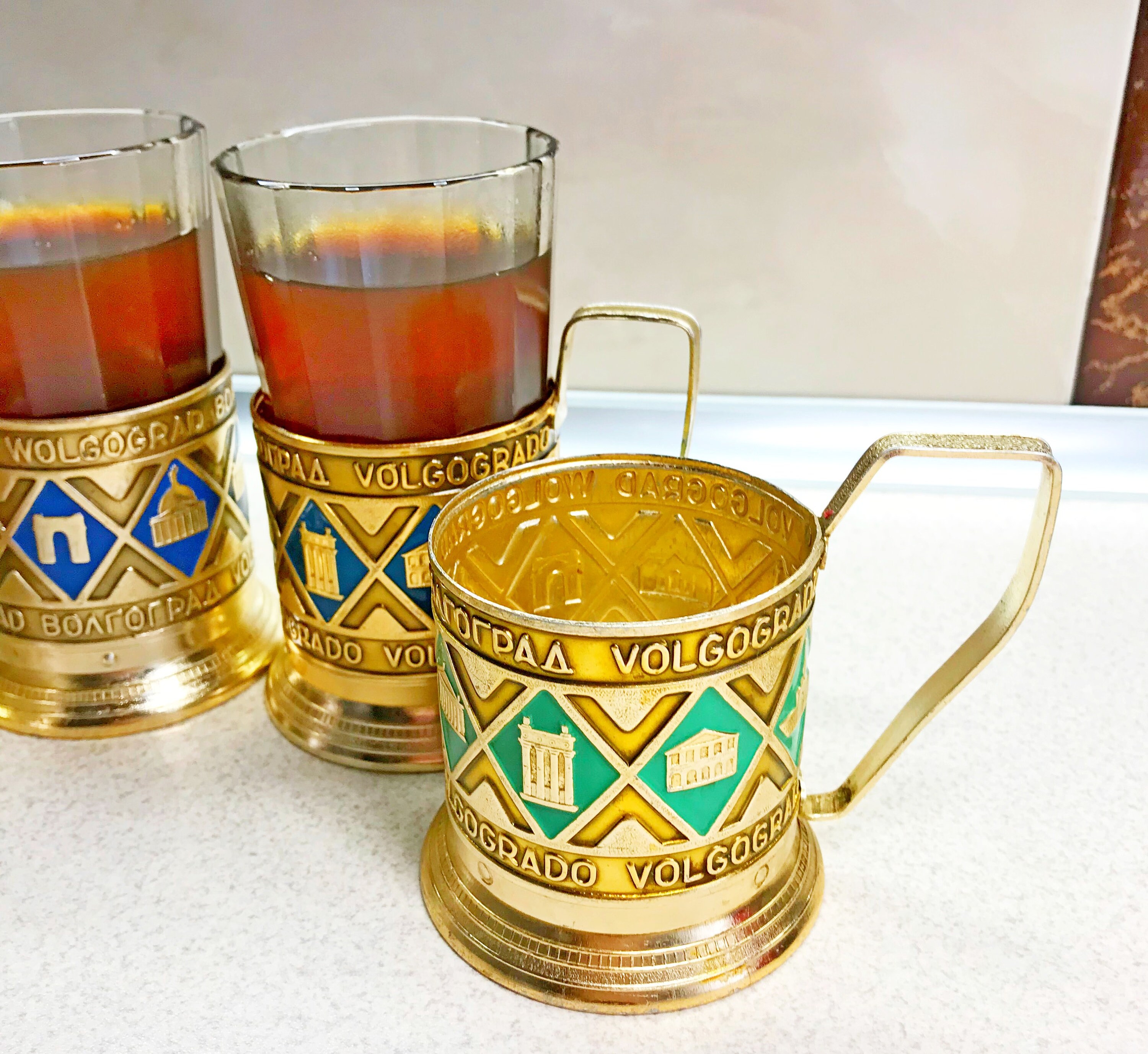 Soviet Cup holder Vintage podstakannik Volgograd USSR Tea Etsy