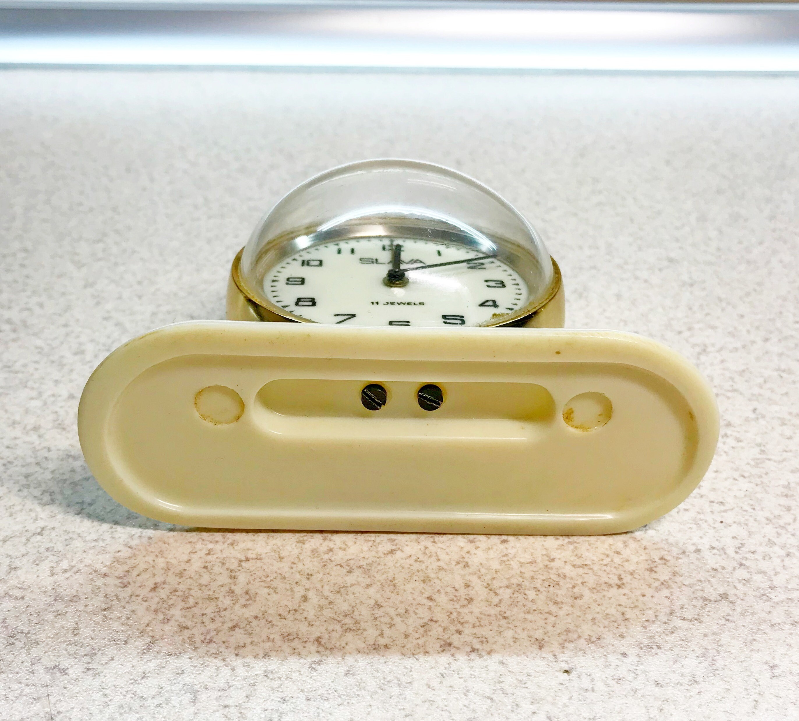 Full working Soviet alarm clock USSR mechanical alarm clock Etsy