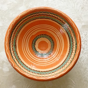 Ukraine vintage ceramic plate - clay plate  - rustic style - primitive - country decor - Ukraine sellers - stand with Ukraine