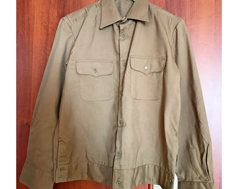 Soviet military shirt jacket - uniform - USSR vintage cloth