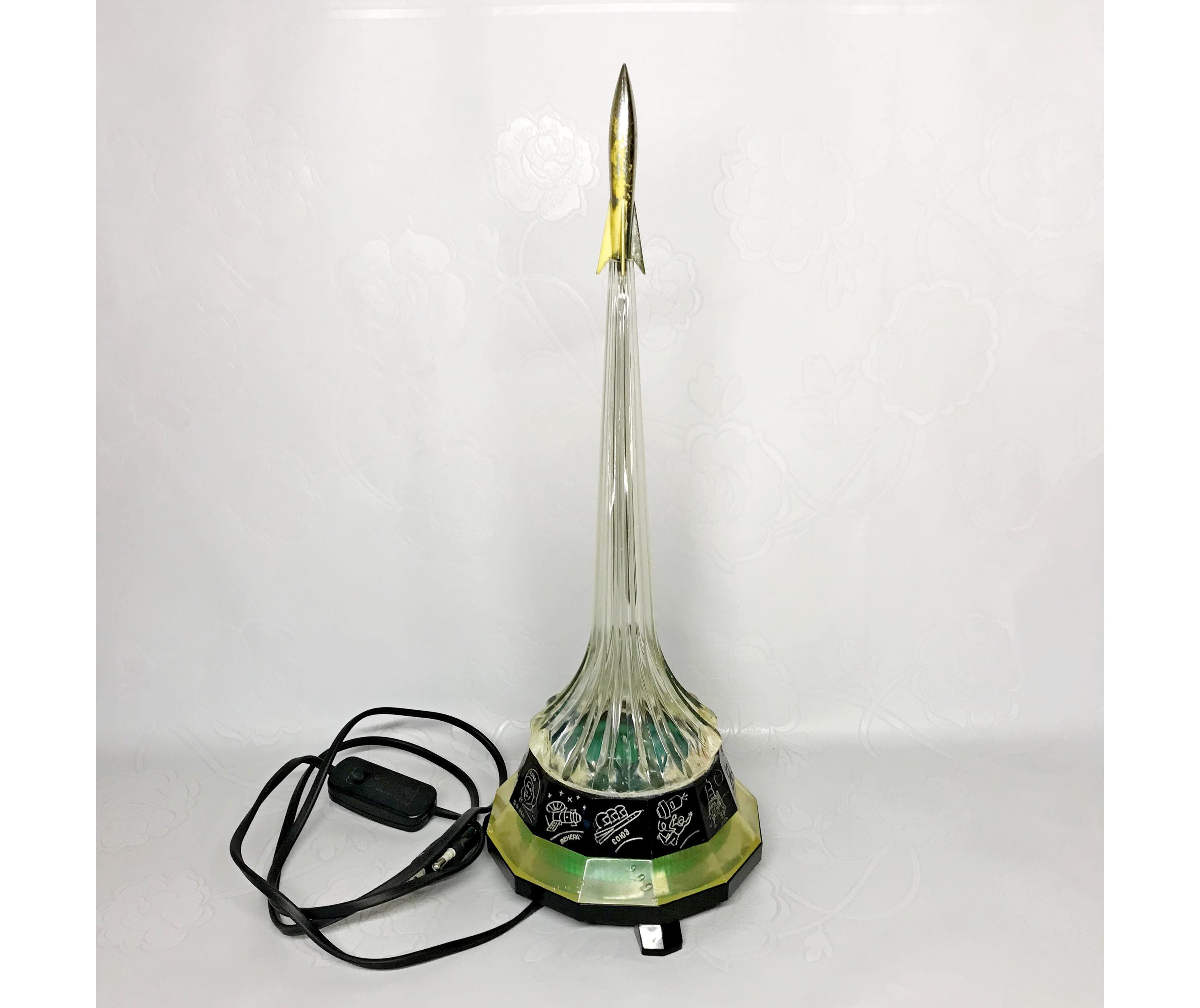 Vintage 1970s Rocket Night Light – Space Lamp - Etsy