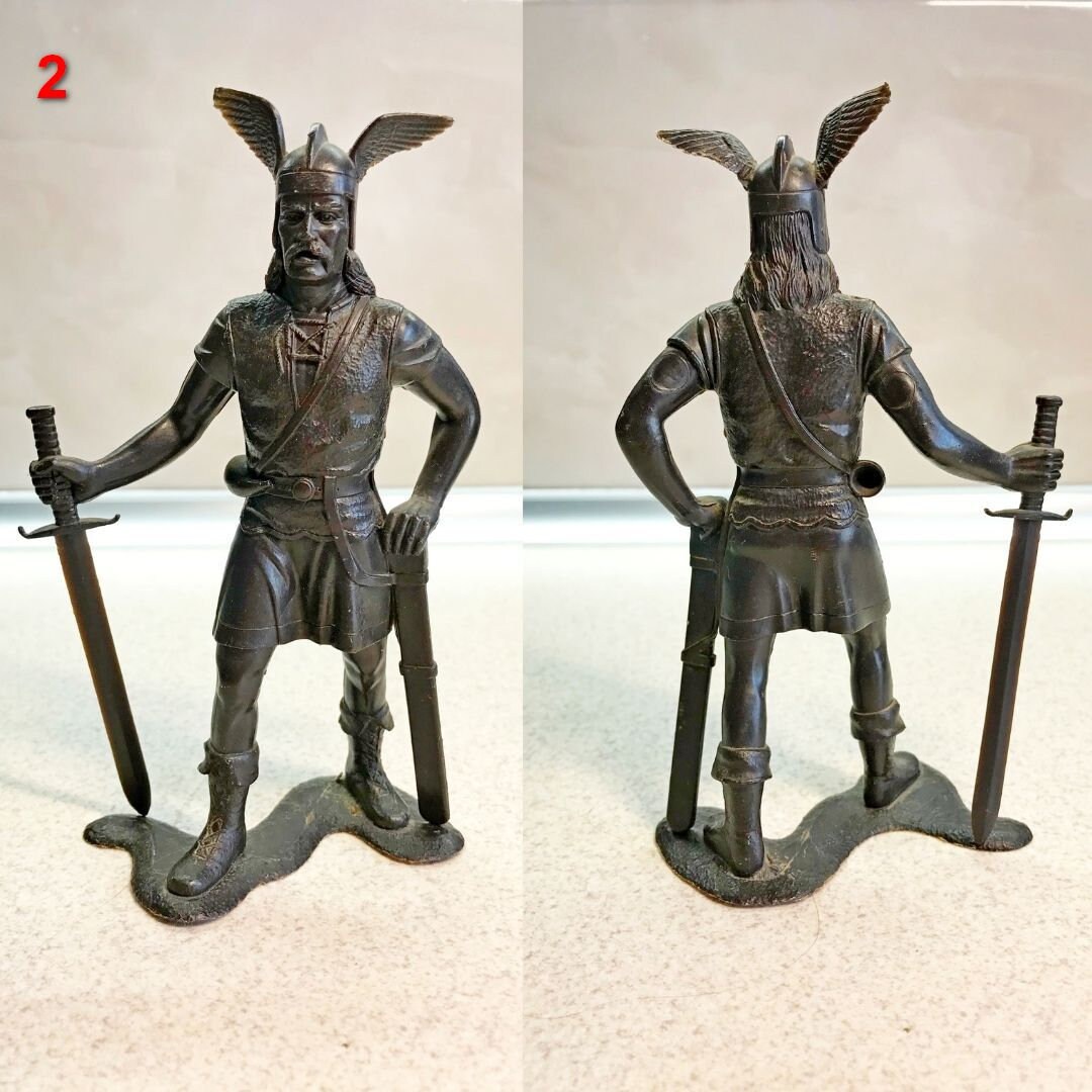 Soviet Vikings figurines Vintage Vikings Toy USSR Plastic Etsy