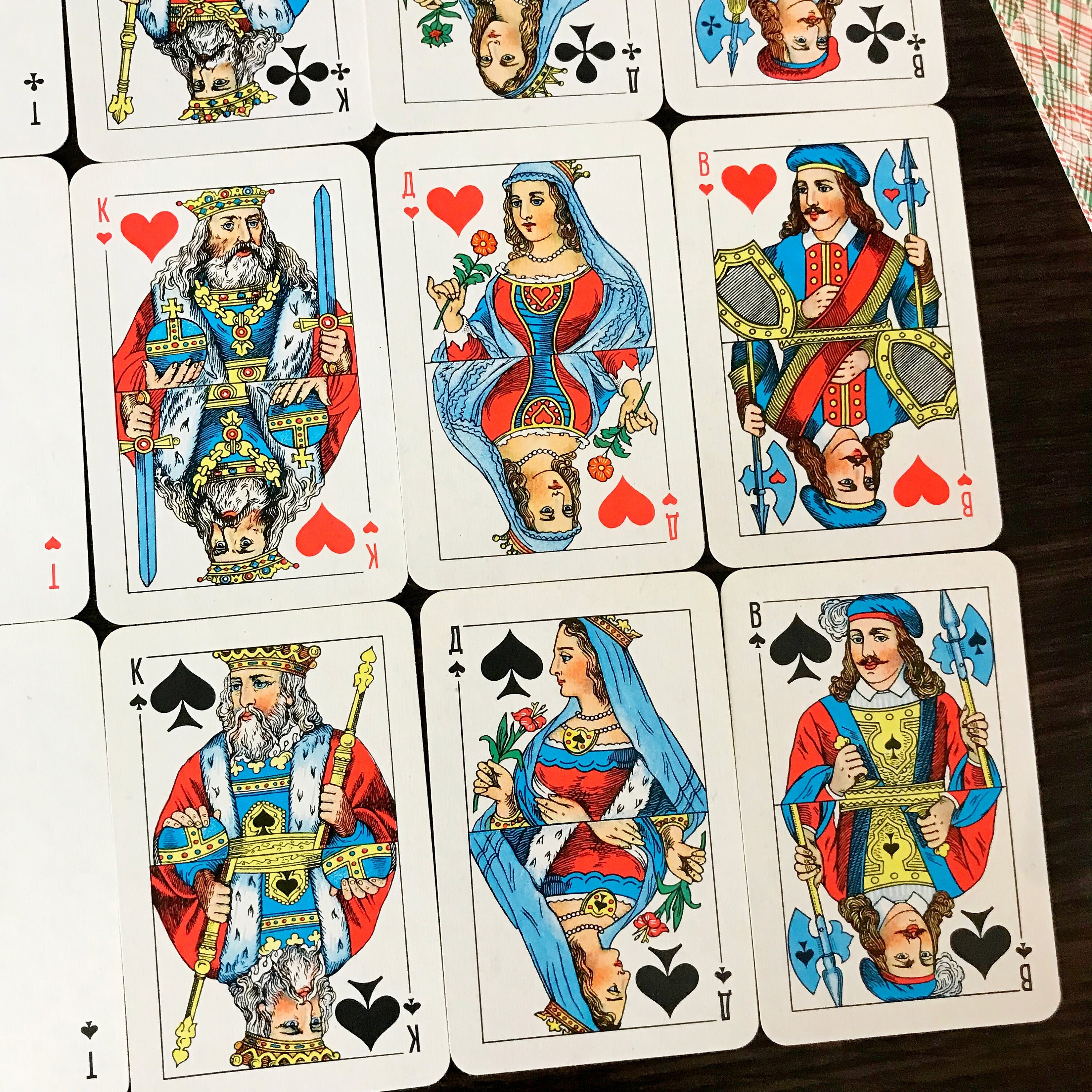 ヴィンテージ/ソビエトトランプ 90 年代のヴィンテージ トランプ、パレフ、ロシア スタイル