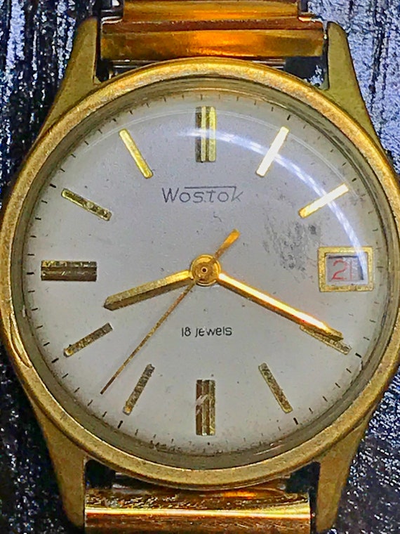 Vintage Men's watch Wostok - USSR Men's watch Vos… - image 8