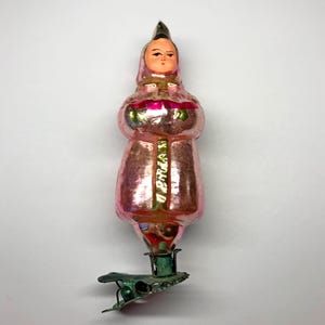 Vintage Glass Christmas Ornament Darenka USSR Decoration