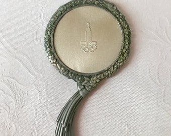 Soviet vintage mirror 1980 Moscow Olympic Games Symbol