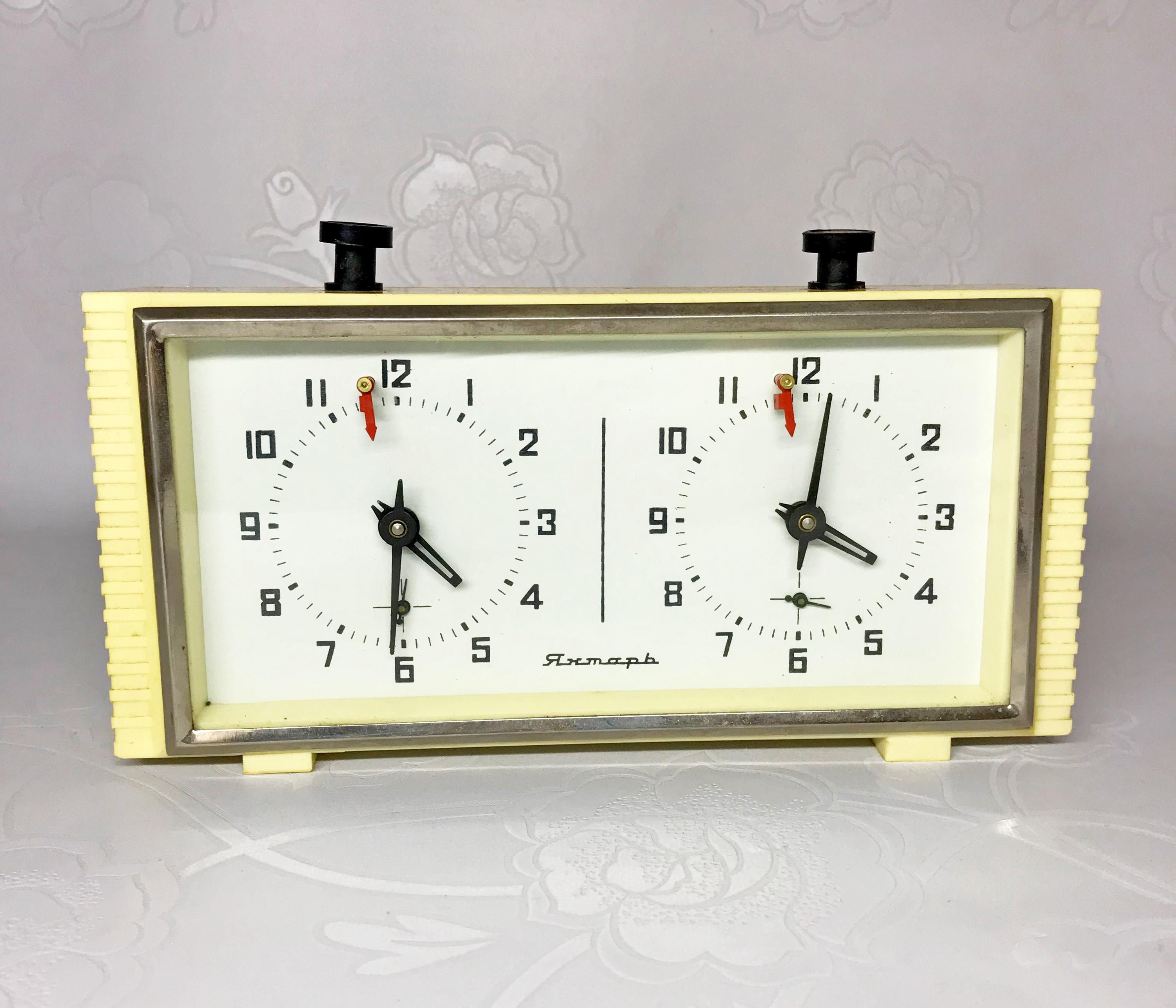 ヴィンテージ ジャンタル チェス クロック – ソビエト製機械式タイマー