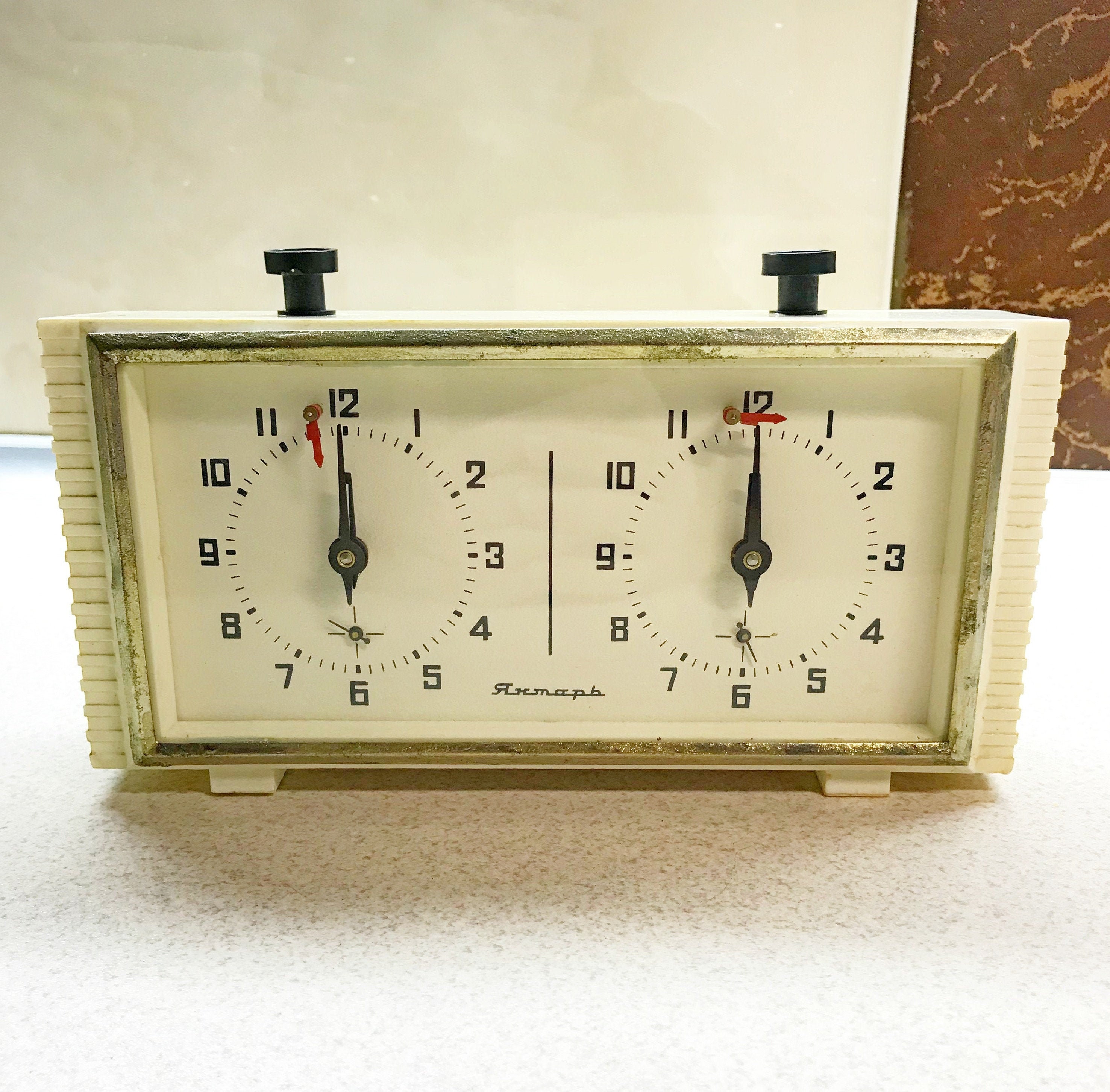Soviet Chess Clock in full working condition Mechanical Etsy