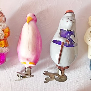 Restored soviet vintage glass Christmas tree Ornaments.
Made in USSR 1970s. Were in use.
The restoration is of very high quality.