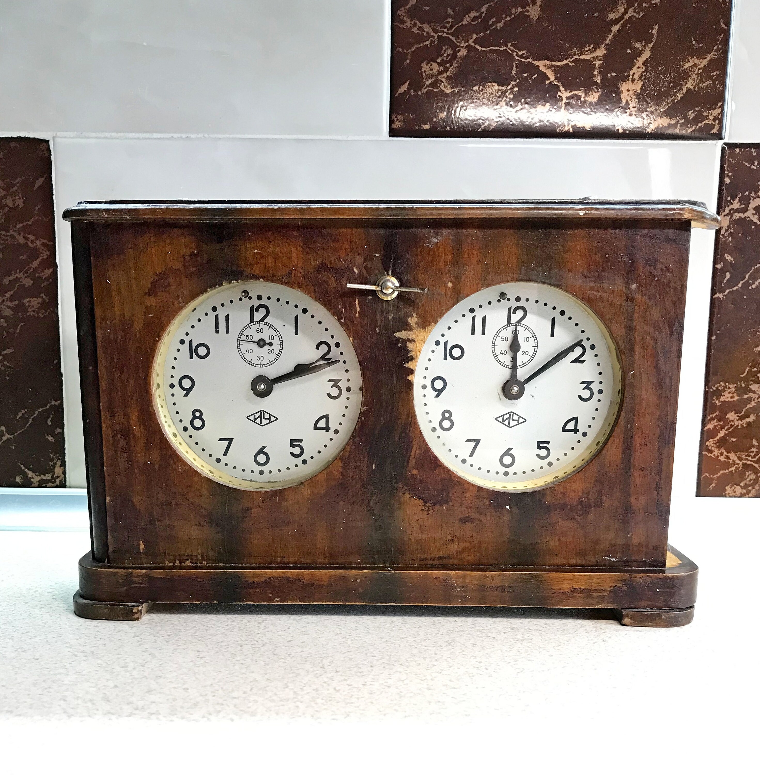 Soviet Vintage Wooden Chess Clock Mechanical Timer Vintage Etsy