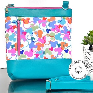 Spring Mouse Confetti Crossbody Bag