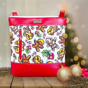 Holiday Gingerbread Crossbody Bag
