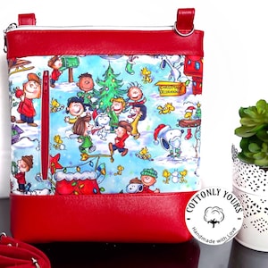 【正規品】KIPLING PEANUTS ELVIN ミニバッグ DGDP KIPLING X PEANUTS ELVIN Snoopy Dog Mini Nylon Shoulder bag