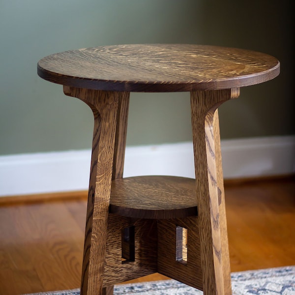 White End Table Etsy