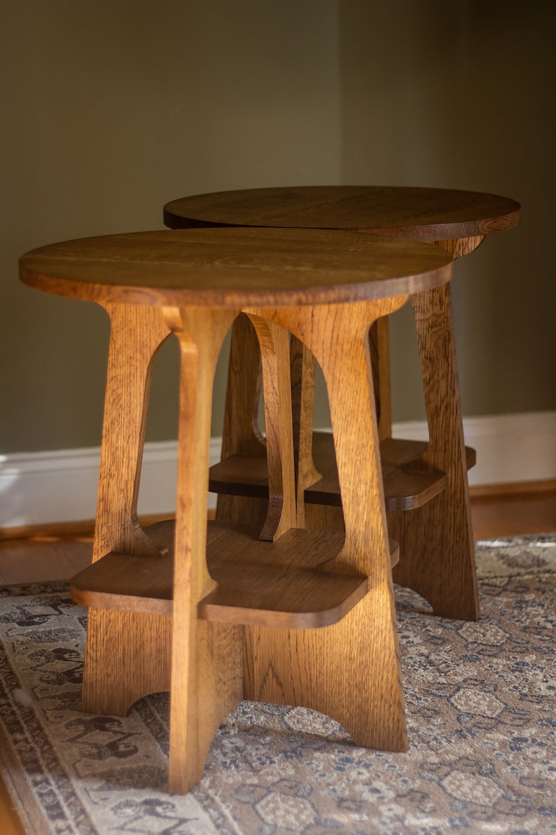 Craftsman/mission Style Side Table Etsy