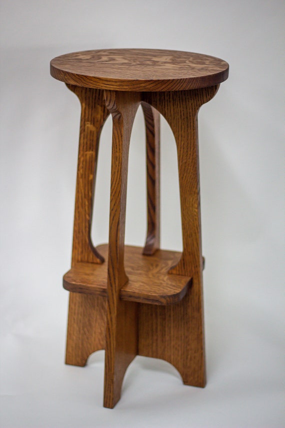 Mission style end table discount
