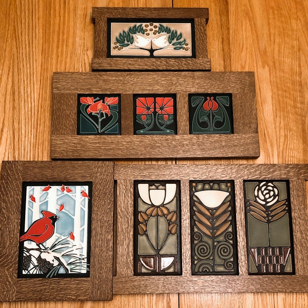 Craftsman Style Frames for Tiles/Motawi Tiles