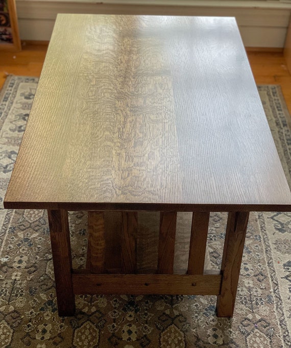 Craftsman mission Coffee Table Etsy