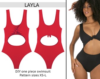 How To Make A One Piece Halter Swimsuit Swimsuit Pattern