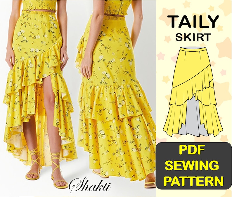 Maxi Skirt Pattern / Flared Skirt Sewing Digital PDF Pattern / Etsy Maxi Skirt Pattern / Flared Skirt Sewing Digital PDF Pattern / Etsy