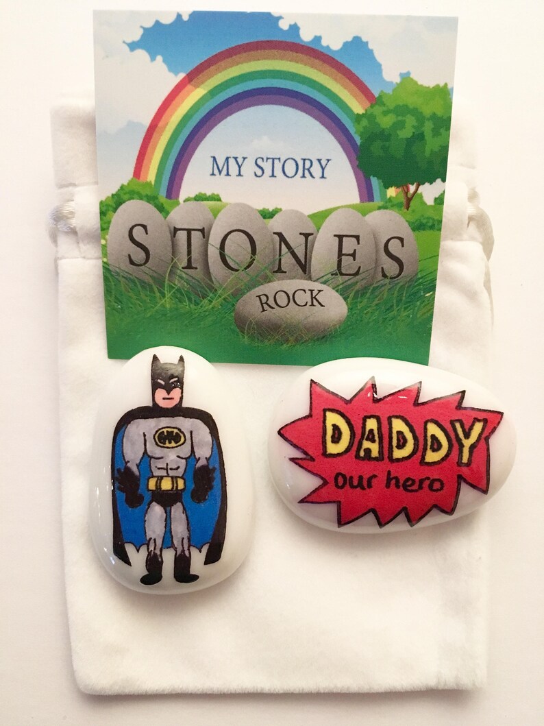 Father's Day Daddy Dad Lucky Stone Gift Present - Etsy