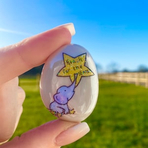 Słoń, Gwiazda, Spersonalizowany, Przyjaźń, Powodzenia, Pamiątka, Kamień, Prezent, Prezent, Walentynka, Najlepszy Przyjaciel, Talizman, Kocham Cię, Kość słoniowa