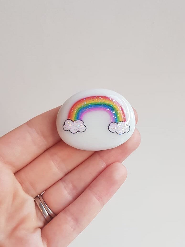 Good Luck, Rainbow, Keepsake, Stone, Gift, Present, Momento, Best Fri…
