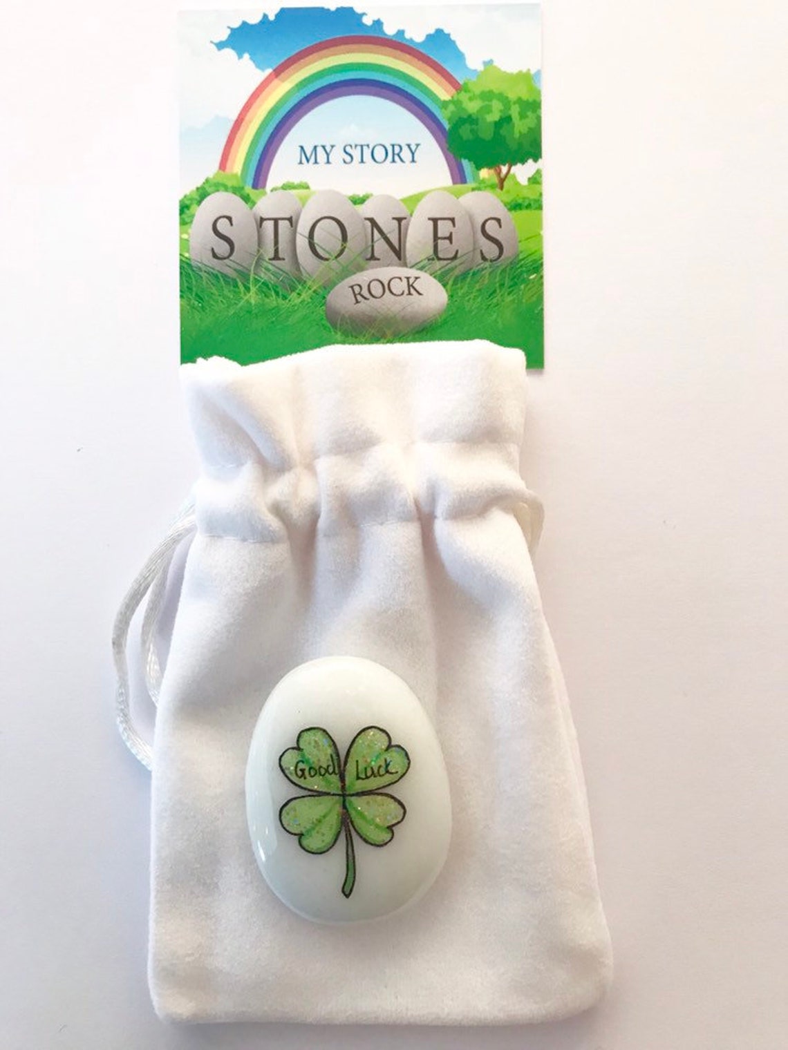 Good Luck Clover Keepsake Gift Present Four Leaf Clover Etsy UK