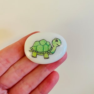 Tortoise, Turtle,Personalised, Rainbow, Heart, Keepsake, Stone, Gift, Present, Momento, Best Friends, Loved One, Hearts, Lucky Charm, Pebble