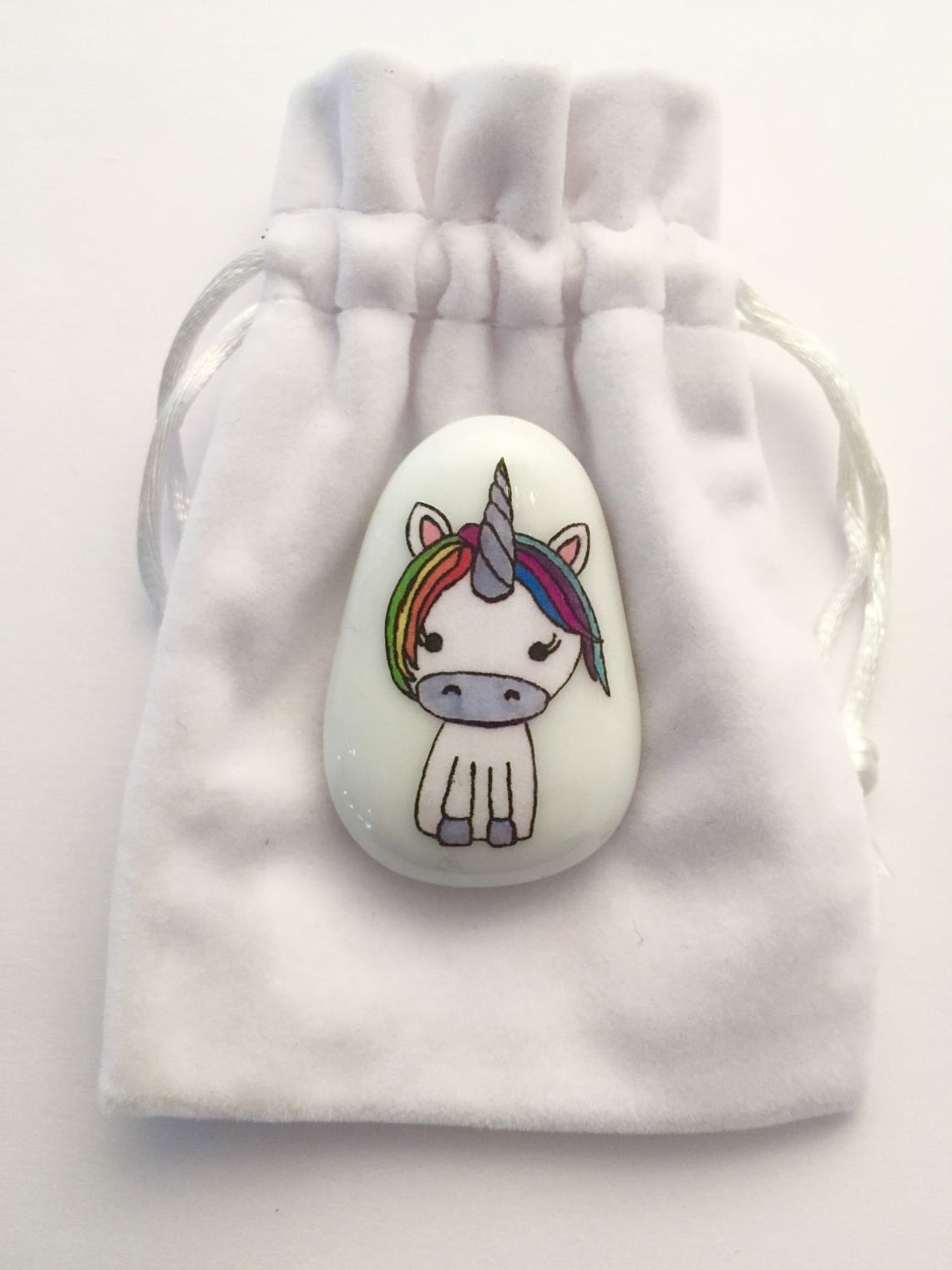 Unicorn Friendship Good Luck Keepsake Stone Gift Etsy UK