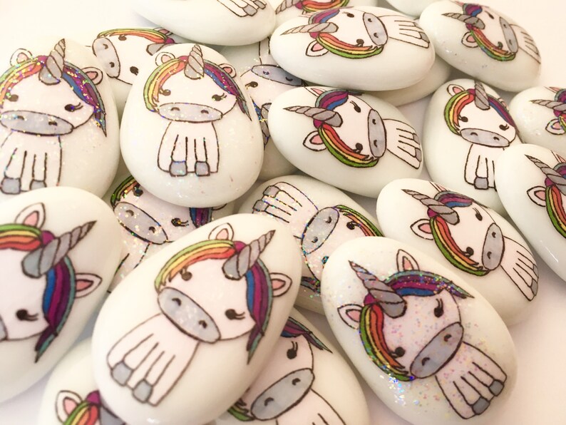 Unicorn Friendship Good Luck Keepsake Stone Gift Etsy UK