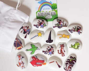 Room On The Broom, Story Stones, Storytelling Set