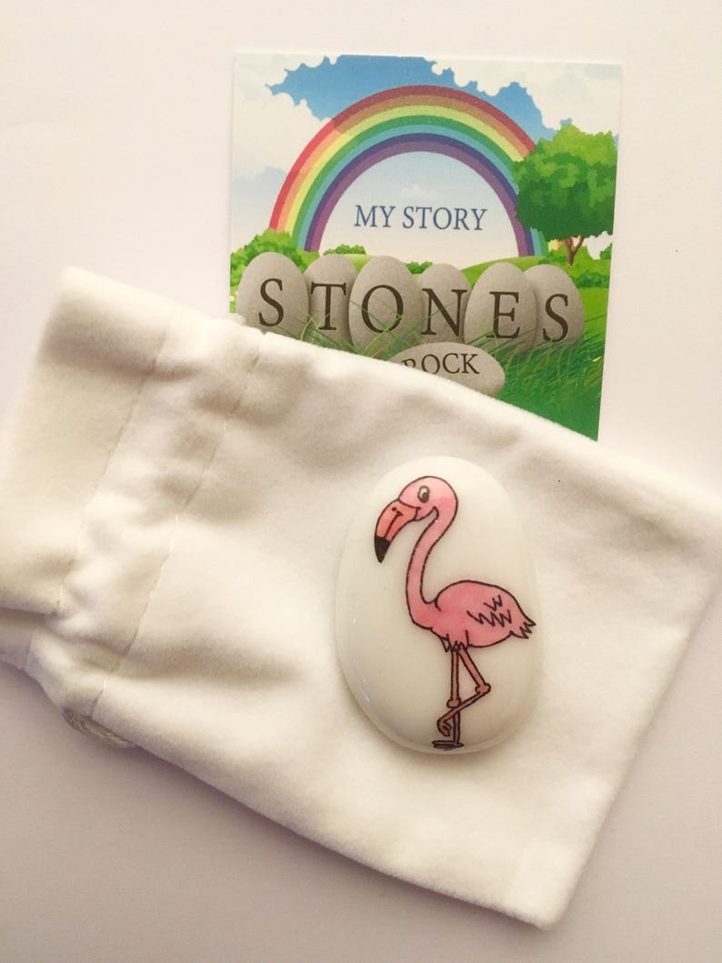 Flamingo, Friendship, Good Luck, Keepsake, Stone, Gift, Present, Momento, Best Friend, Lucky Charm, Wedding, Angel, Thinking of You, Love image 3