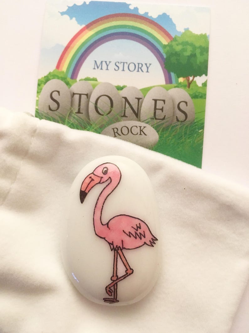 Flamingo, Friendship, Good Luck, Keepsake, Stone, Gift, Present, Momento, Best Friend, Lucky Charm, Wedding, Angel, Thinking of You, Love image 9