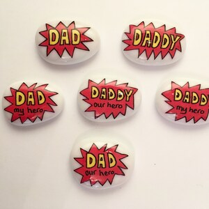 Father's Day, Daddy, Dad, Lucky Stone, Gift, Present, Stone, Unique ...