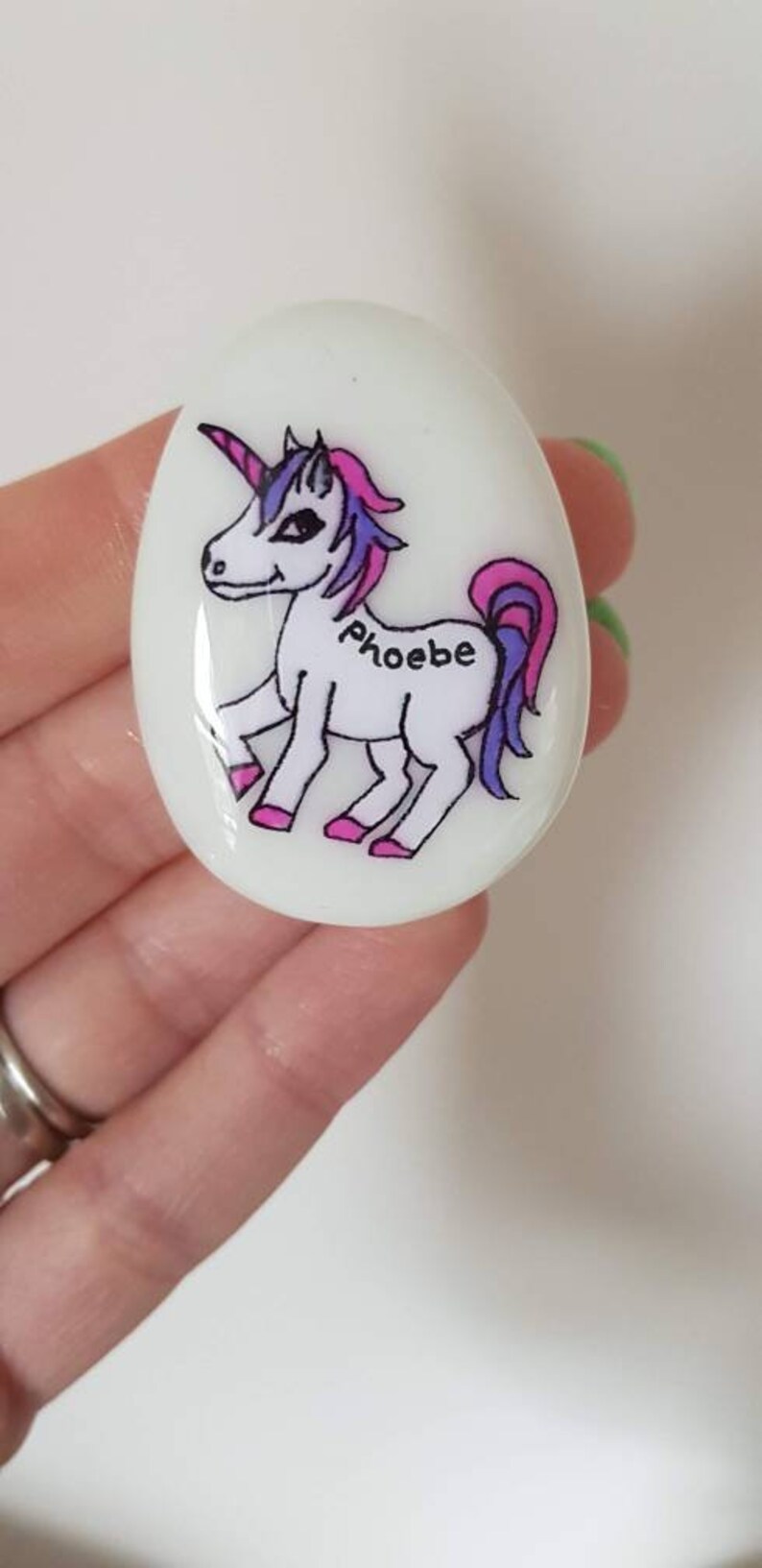 Unicorn Friendship Good Luck Keepsake Stone Gift Etsy UK