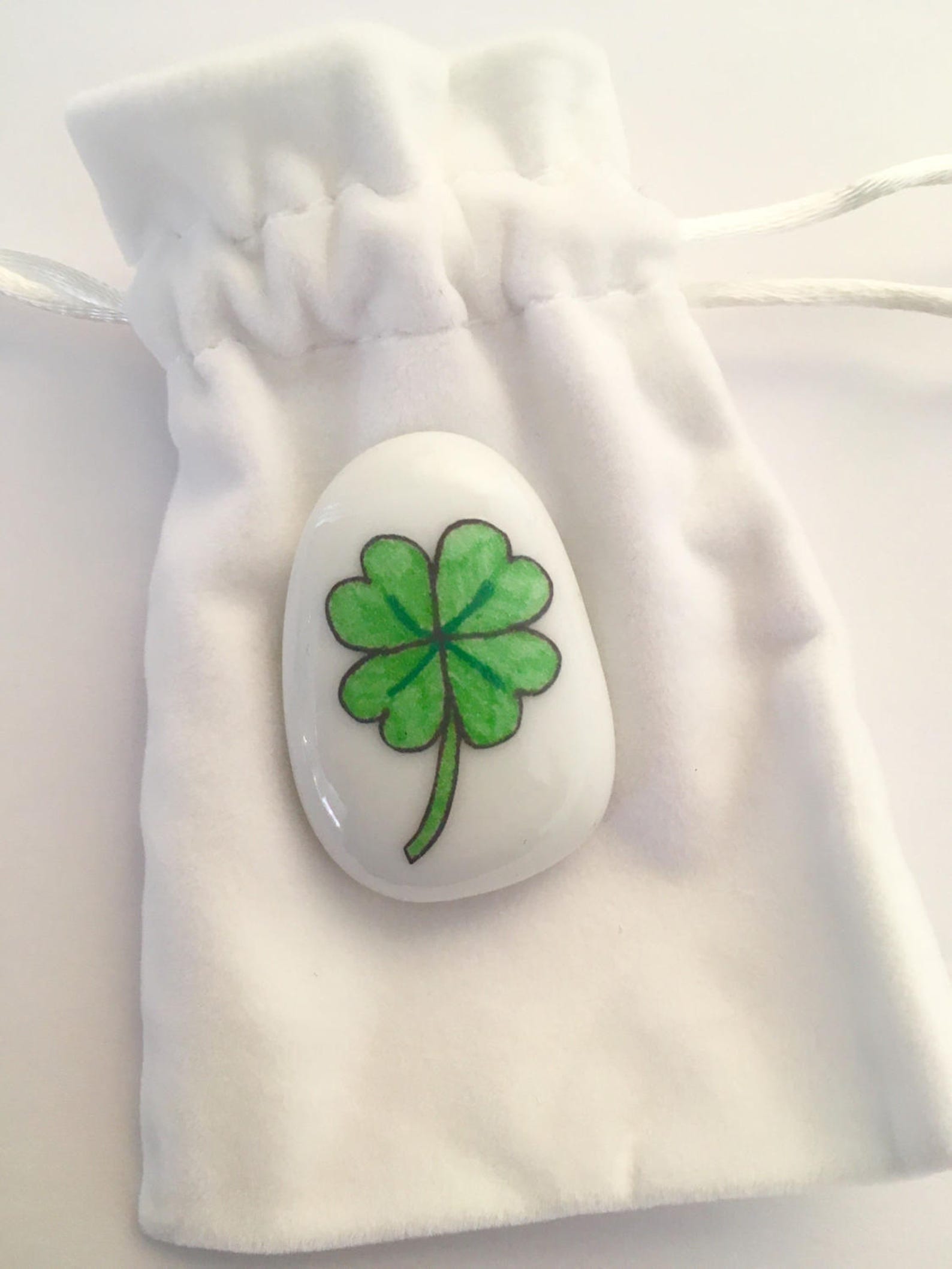 Good Luck Clover Keepsake Gift Present Four Leaf Clover Etsy UK