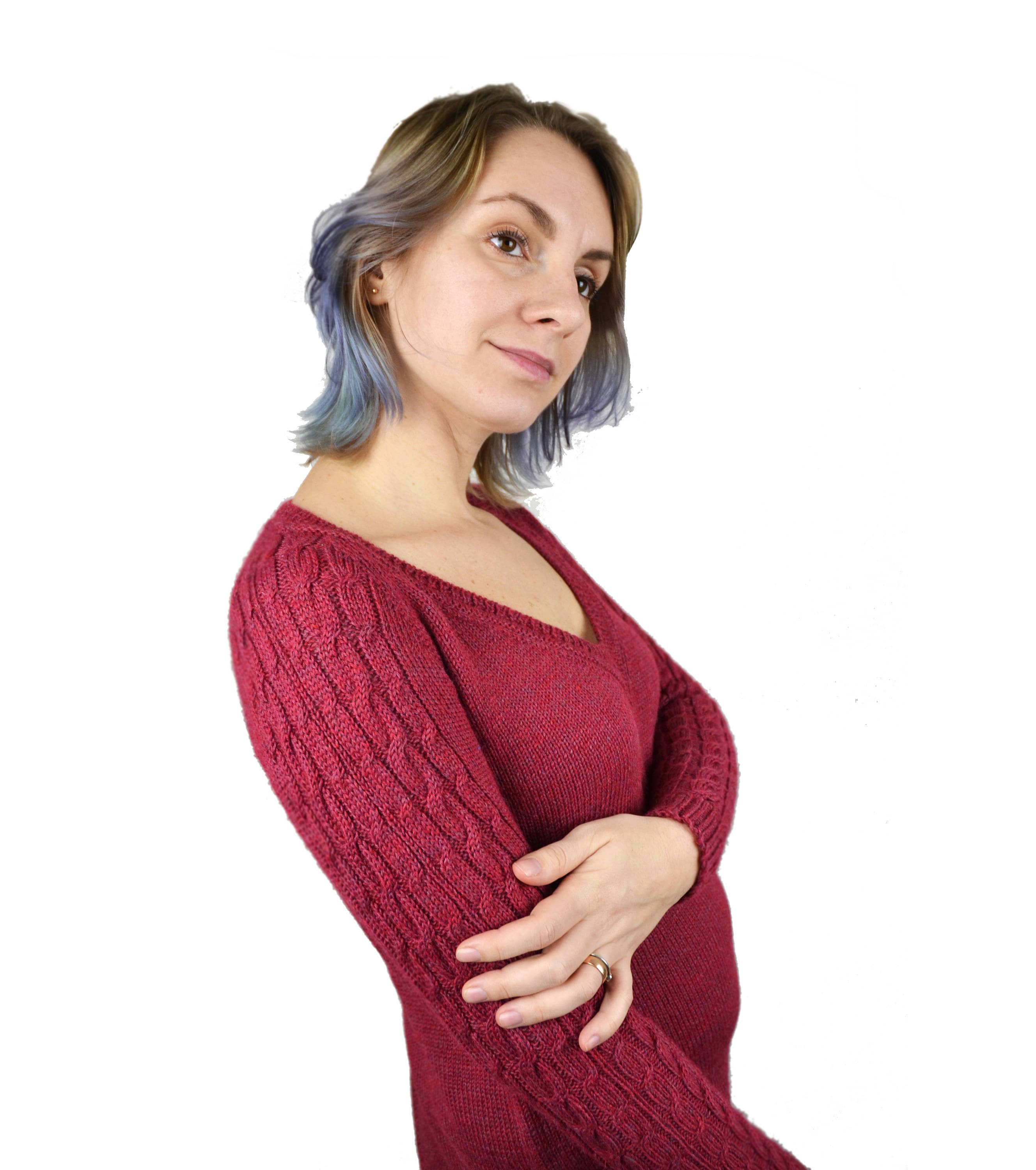 Wine colored jumper Sweater Womens pullover Warm sweaters Wool Etsy