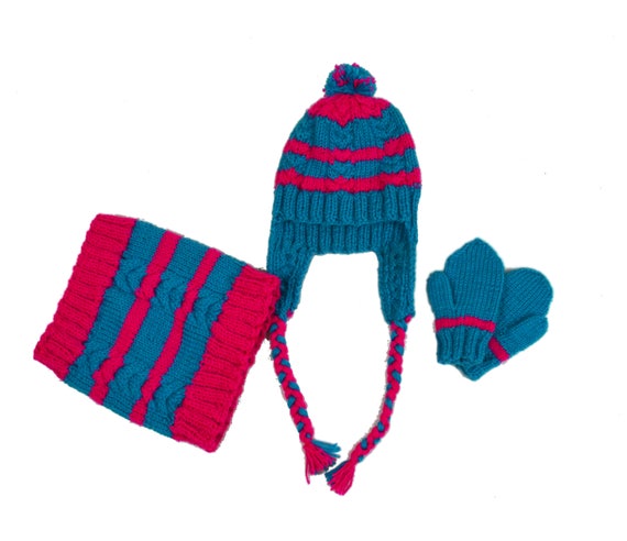 baby hat and glove set