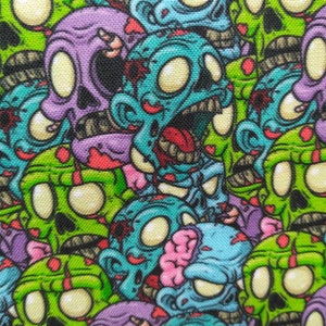 Zombie Brains welding cap custom premium fabric