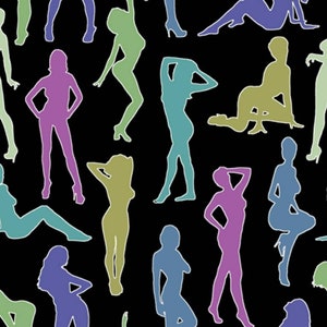PIN-Up Silhouettes in colors Welding Cap