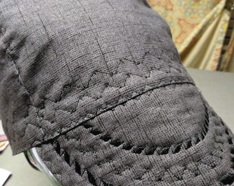 Charcoal grey Tweed Welding Cap