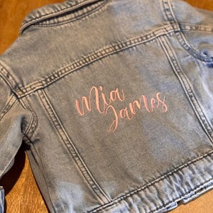 Personalized Denim Jacket for Baby/Toddler
