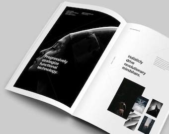 Plantilla de presentación de PowerPoint A4: Diapositivas empresariales modernas (listas para imprimir)