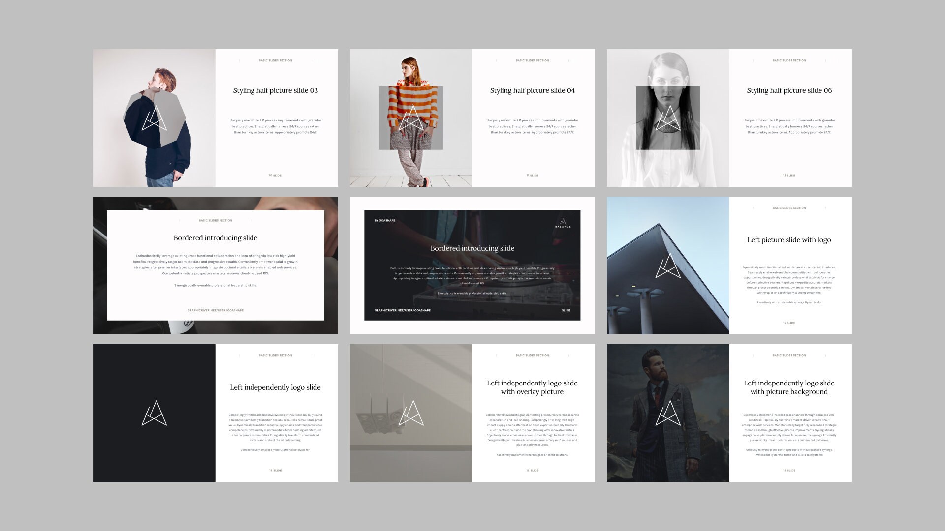 Balance Powerpoint Presentation Template Graphic Design Slideshow Slide ...