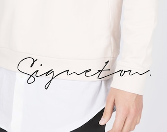 Fuente Signeton - Escritura de firma